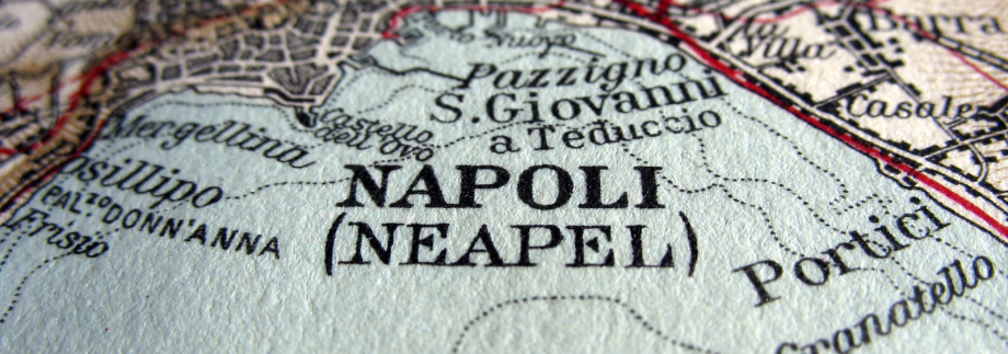 karte mit neapel